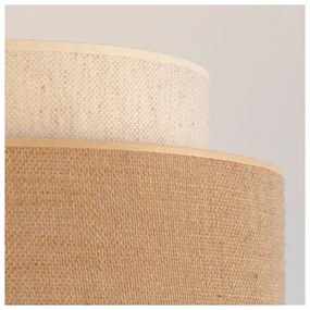 Luster na lanku BOHO 1xE27/60W/230V pr. 40 cm krémová/béžová