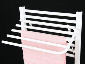 Aqualine Aqualine, Sušiak 4 uterákov na vykurovacie telesá, univerzálne upínanie, dĺžka 60cm, biela, 25-03-SV460