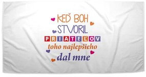 Sablio Uterák Keď Boh stvoril priateľa - 50x100 cm