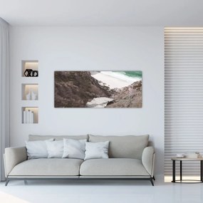 Obraz - Cesta k smaragdovému moru (120x50 cm)