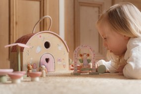 Domček pre víly drevený prenosný Fairy Garden