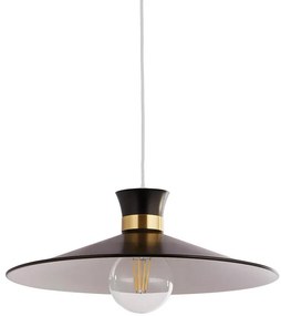 Searchlight 601891BK - Luster na lanku BALHAM 1xE27/60W/230V