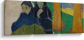 Obraz - Paul Gauguin, Arlésiennes (Mistral) , reprodukcia (s hodinami) (90x30 cm)