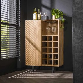 Komoda/Bar 28-53 Block 80cm Drevo Acacia  - Komfort-nábytok