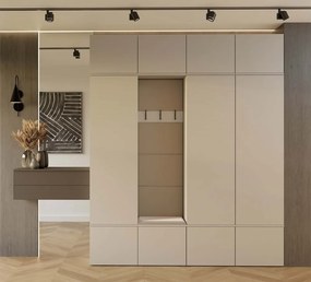 Předsíňová stěna Haga II 200 cm kašmír