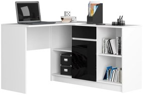 Komoda B-17 120 cm biela/čierna