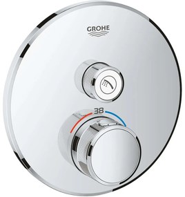 GROHE Grohtherm SmartControl termostatická batéria pod omietku, pre 1 výstup, chróm, 29118000