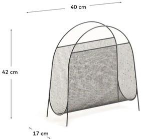 Kovový stojan na časopisy Aviva – Kave Home