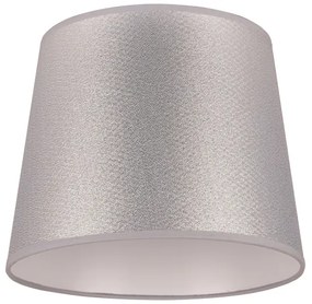 Duolla - Tienidlo k stolnej lampe CLASSIC M E27 pr. 24 cm strieborná