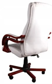 Sammer Kancelárske kreslo s masážnou funkciou v bielej farbe BSL002M