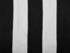 Vonkajší koberec 160 x 230 cm čierna/biela TAVAS Beliani