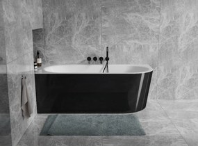 Besco Akrylátová voľne stojaca vaňa Avita A-Line BW CC/NP 150x75 (160x75, 170x75), napúšťanie cez prepad BESCO-Typ výpuste: McAlpine Click-Clack s na…