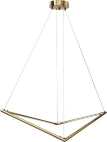 Toolight Toolight, LED stropné svietidlo, 4000K, 1500lm, APP1776-CP, zlatá matná, OSW-04055
