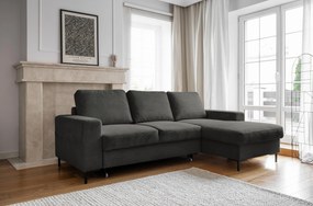 XXXLutz ROHOVÁ SEDAČKA, textil, sivá MID.YOU - Sedačky - 001454002604