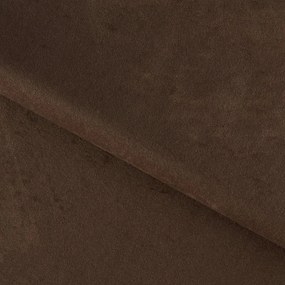 Okrovožltá/hnedá čalúnená/z drevotriesky jednolôžková posteľ s úložným priestorom s matracom 80x190 cm Parys – ELTAP