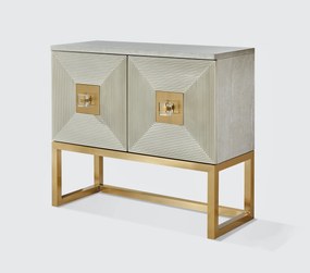 Komoda Stilig ST363 100 cm šampanská/zlatá