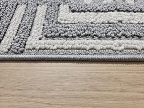 DC Koberec Milano 011 sivá krémová Rozmer: 80×200 cm