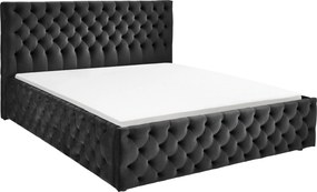 XXXLutz ČALÚNENÁ POSTEĽ, 180/200 cm, čierna Ambia Home - Postele - 001489001001