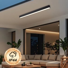 Brilagi - LED Kúpeľňové stropné svietidlo SLEEKLINE LED/40W/230V čierne IP44