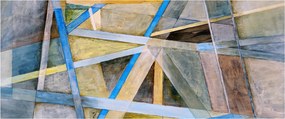 Obraz - Abstrakcia (120x50 cm)