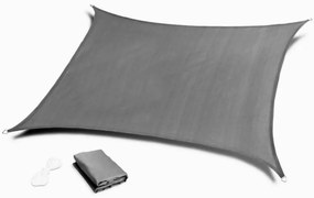 Bestent Záhradná slnečná clona 5x5m šedá 180g/m2