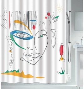 Sprchový záves 180x200 cm Faces – Spirella