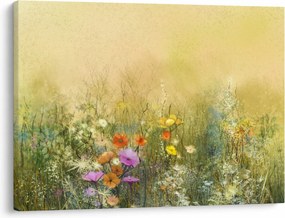 Obraz - Maľovaná lúka (70x50 cm)