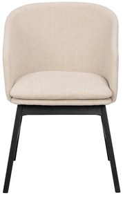 Béžové čalúnené jedálenské kreslá v súprave 2 ks Windham – Rowico