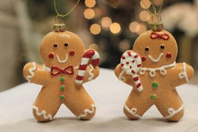 Závesná vianočná ozdoba Pán Perník 11cm