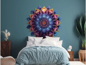 drevko |  Kvetinová mandala Fialová múdrosť  45 x 445 cm