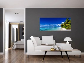 Obraz tropickej pláže (120x50 cm)