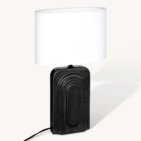 Atmosphera - Stolná lampa MONIA 1xE14/60W/230V čierna/biela