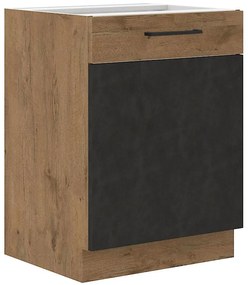 Skrinka do kuchyne VIGO grafit mat 60D 1F BB