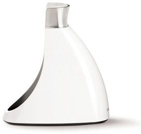 Biela oceľová WC kefa - simplehuman