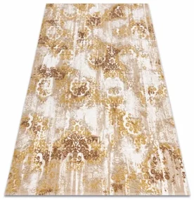 Koberec AKRYL VALS 0W9985 H02 58 Kvety ornament béž / medený