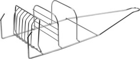 Kúpeľňová polička CARL SILVER 15x46 cm strieborná