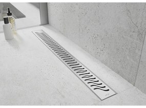 Mexen Flat nerezový sprchový žľab 80 cm vzor M09, 1028080-15
