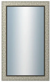 DANTIK - Zrkadlo v rámu, rozmer s rámom 60x100 cm z lišty PRAHA strieborná (2751)