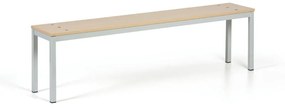 Šatníková lavica, sedák - lamino, dĺžka 1500 mm, breza