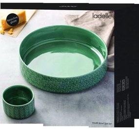 Tyrkysové porcelánové servírovacie misy v súprave 2 ks ø 30 cm Heath Jade – Ladelle