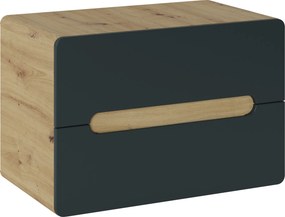 Comad Kúpeľňová skrinka pod umývadlo Aruba Cosmos 80 dub craft/vesmírne sivá