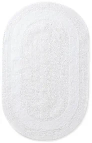 Kúpeľňový koberček Javo Cotton biely ovál