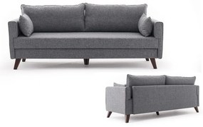 Sivá pohovka 208 cm Bella – Balcab Home