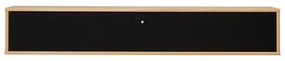 TV stolík v dekore duba v čierno-prírodnej farbe 133x22 cm Mistral – Hammel Furniture