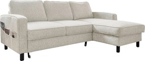 XXXLutz ROHOVÁ SEDAČKA, textil, béžová MID.YOU - Sedačky - 001454003209