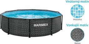 Marimex | Bazén Marimex Florida 3,05 x 0,76 m bez príslušenstva - motív RATAN | 10340234