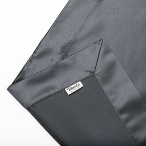 Biante Saténový prehoz/behúň na posteľ Satén LUX-L049 Antracitovo sivý 50x180 cm