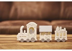 LED Vianočná dekorácia  3xLED/2xAA šedá