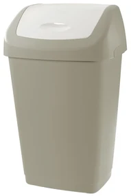 Tontarelli Odpadkový kôš Aurora, 25 l, sivohnedá