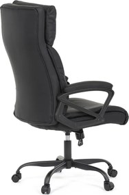 Kancelárske kreslo PEDRO — ekokoža, čierna